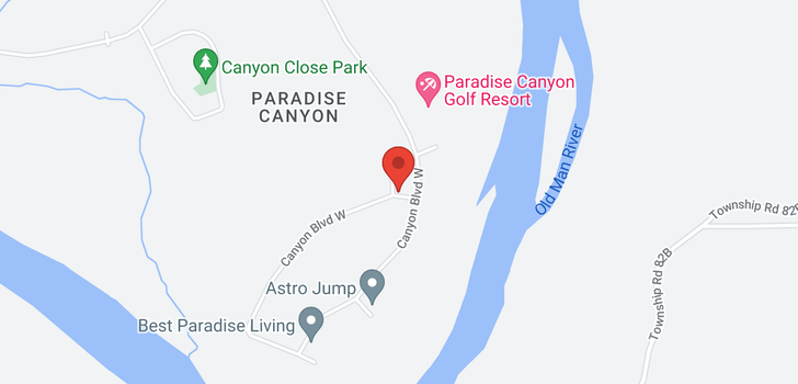 map of 4 Canyon Court W